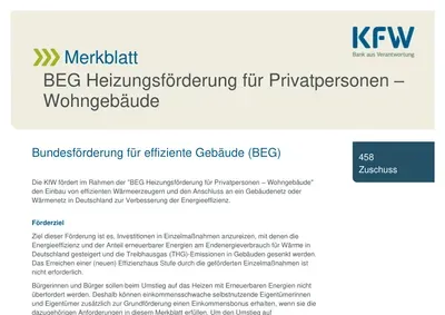 KfW-Merkblatt Vorschau